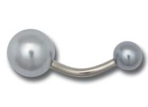 Stalowe kulki akrylowe Banana 5 / 8 mm Kolorowe koraliki | Itc