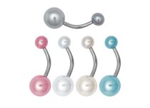Stalowe kulki akrylowe Banana 5 / 8 mm Kolorowe koraliki | Itc