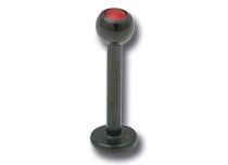 Labret Steel Black Coloured Crystal | Itc