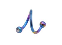 Spirale Titane Double Cristal White | Itc