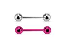 Tytanowa sztanga z kulkami 3 mm | Itc