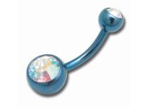 Banana Titanium Double Crystal Facet Coloured | Itc