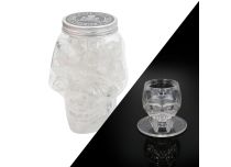 Twarde plastikowe czaszki 22x25mm opakowanie 60 sztuk | SKULLDNA