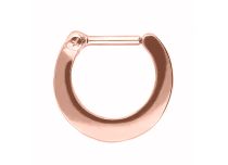 Różowy stalowy pierścień Septum Ring z zawiasem | Itc