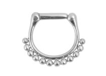 Pierścień Septum Steel Hinge Ball Chain Pattern |Itc