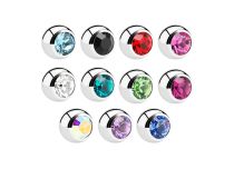 Stalowa kulka dla kryształu o szlifie fasetowym 1.2