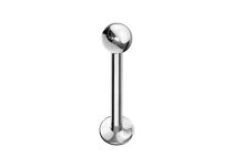 Pudełko 10 sztuk tytanowych sterylnych krążków labret 4 mm i kulek 3 mm | Itc