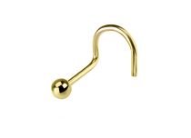 Titanium PVD Gold Sterile Nose Stud | Itc