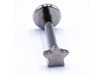 Labret Titane Interne Stérile Motif Étoile | Itc