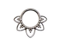 nneau charnière titane stérile avec motif ornemental multi boules