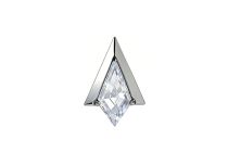 accessoire titane pyramide strass blanc