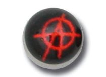 Przykręcana stalowa kula z motywem Anarchy | Itc