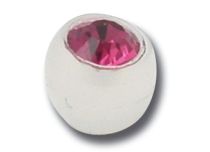 Push Clip Ball BioFlex Coloured Crystal | Itc