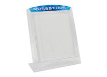 Akrylowy wyświetlacz 12 x 15,5 CM na 70 ćwieków do nosa