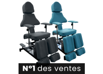 Czarny fotel hydrauliczny i modułowy | Itc