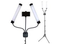 Podwójna lampa podłogowa LED