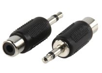 Przejściówka z żeńskiego złącza RCA na męskie złącze jack 3,5 mm