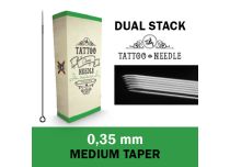 Sterylne igły Dual Stack Magnum (M2) - średni stożek | Igła do tatuażu