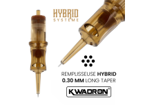 Cartouche de tatouage  Remplisseuse (RS)-Ø 0,30 mm - Long Taper | Kwadron Hybrid