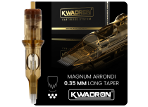 Kartridż do tatuażu Magnum Round (RM) - Ø 0,35 mm - długi stożek | Kwadron