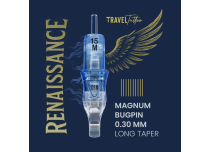 Cartouche Magnum (R1) Bugpin -Ø 0,30 mm - long Taper Renaissance | TRAVEL TATTOO