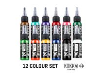 Set d'encre de Tatouage -Stérile - 12 Colour Set - 12 couleurs| KOKKAI SUMI