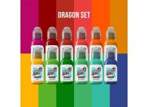 Set d'encres de Tatouage Limitless Set Dragon 12x30ml | World Famous