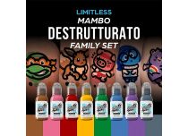 Set d'encres Tatouage Limitless Set Destrutturato Family 8x30ml | World Famous