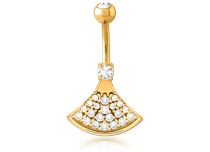 Banana Triangle Gold Multistrass | Itc
