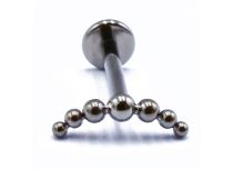Labret Titane Interne Stérile z motywem Arc de Billes | Itc