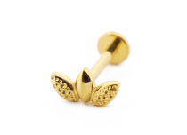 Labret Titanium PVD Gold Wewnętrzny sterylny wzór 3 arkusze | Itc