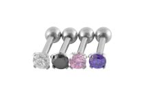 Sztanga stalowa Crystal Scratched 3 mm kolorowa | Itc