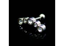 Sztanga stalowa 5-kolorowa Strass |Itc