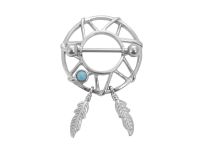 Steel Nipple Jewel Clickers Dream Catcher | Itc