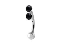 Banana Steel Double Crystal Black 3 mm | Itc