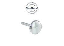 Accessoire NEOMETAL threadless boule plate 4 mm titane ASTM F136