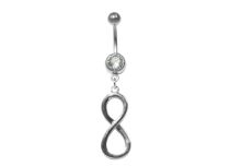 Banana Steel Fancy White Crystal Infinity wzór pionowy | Itc