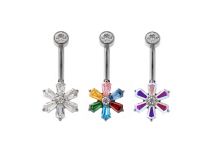 banane titane fleur strass baguette blanc