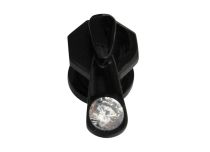 Wtyczka Steel Black Crystal Zip | Itc