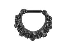 Ring Septum Steel Black Hinge Cranes | Itc