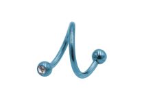 Spirale Titane Double Cristal White | Itc