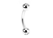 Banana Titanium Double Crystal 2.5 mm | Itc