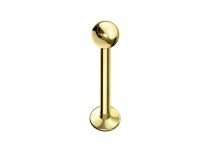 Labret Acier Doré Or fin | Itc