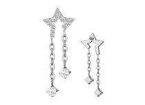 Accessoire interne Titane 0.9 motif etoile strass chaine blanc | iTC